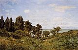 Claude Monet By the Sea painting